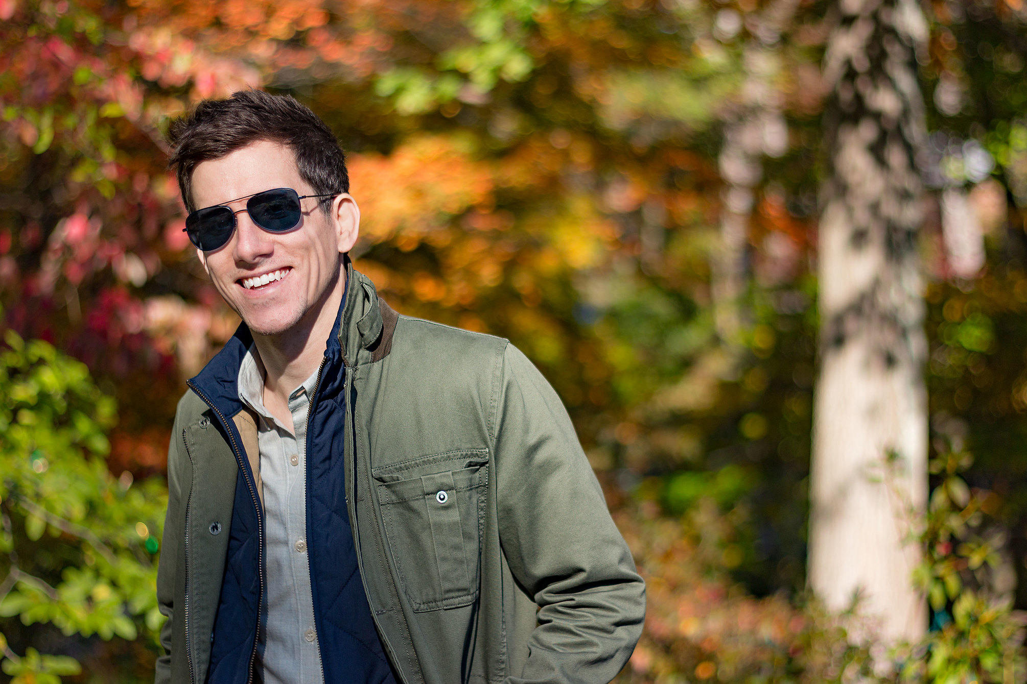 Quilted Vest Jackets Layered Between Shirts and Outerwear Stylishly