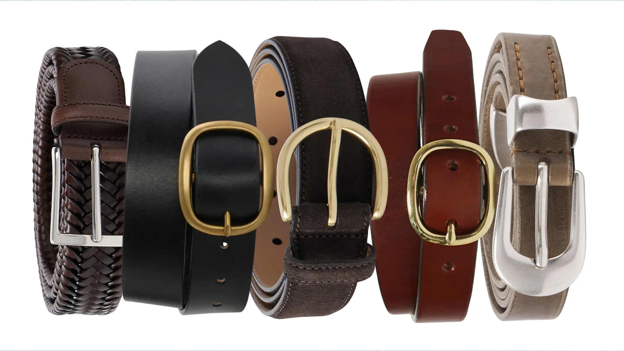 Woven Leather Belts Finishing Off Casual and Formal Outfits Equally